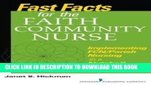 [READ] EBOOK Fast Facts for the Faith Community Nurse: Implementing FCN/Parish Nursing in a