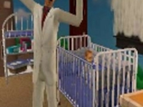 sims 2 mon sims mes son gosses o lit