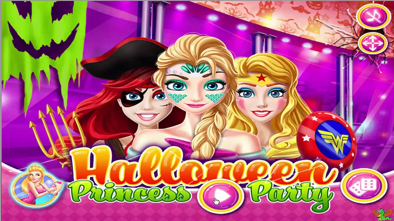 Halloween Princess Party Game - Disney Princess Video Games For Girls