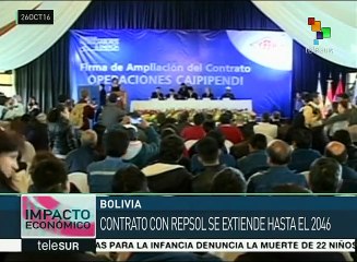 Repsol amplía su contrato con Bolivia hasta 2046