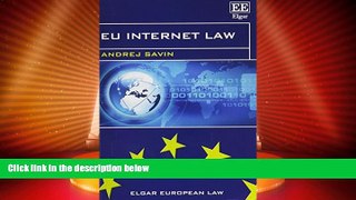 Big Deals  EU Internet Law (Elgar European Law series)  Best Seller Books Most Wanted