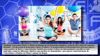 Máster en Dirección de Programas Fitness-Wellness