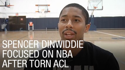 Spencer Dinwiddie Focused on NBA After Torn ACL