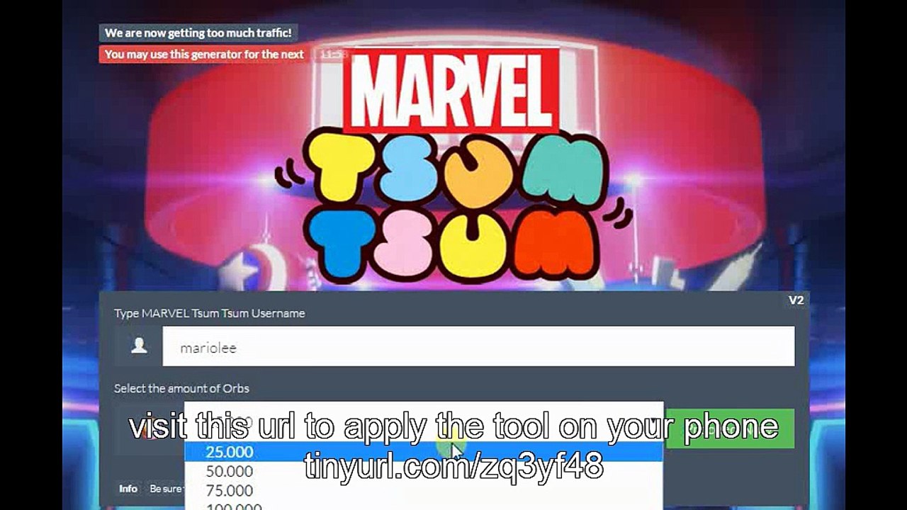 MARVEL Tsum Tsum Unlimited Coins Orbs Cheats iOS Android