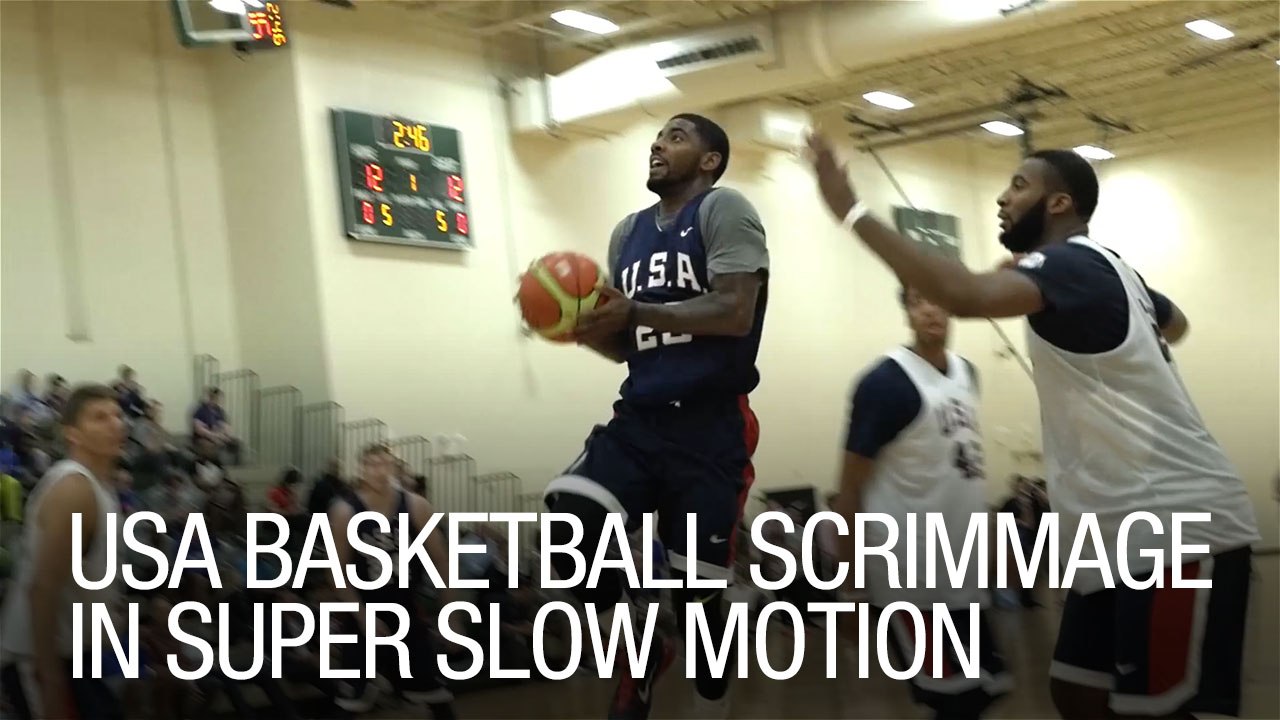 USA Basketball Scrimmage in Super Slow Motion