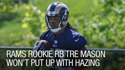 Rams Rookie RB Tre Mason Won't Put Up With Hazing