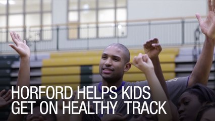 Al Horford Helps Kids Get on Healthy Track