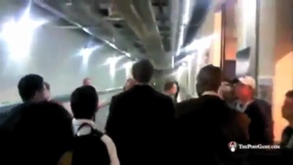 Super Bowl XLVI: Tom Brady Walks To Face The Media