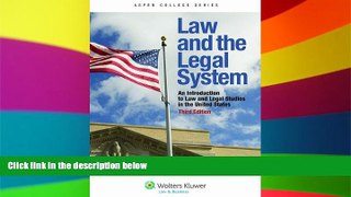 READ FULL  Law and the Legal System: An Introduction To Law American Law and Legal Studies in the