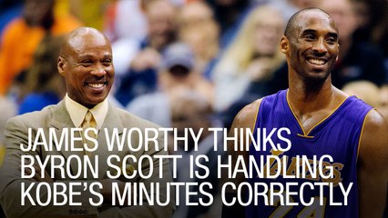James Worthy Thinks Byron Scott is Handling Kobe's Minutes Correctly