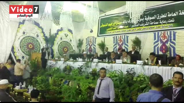 بالفيديو..الطرق الصوفية تحتفل بمولد العارف بالله الدسوقى