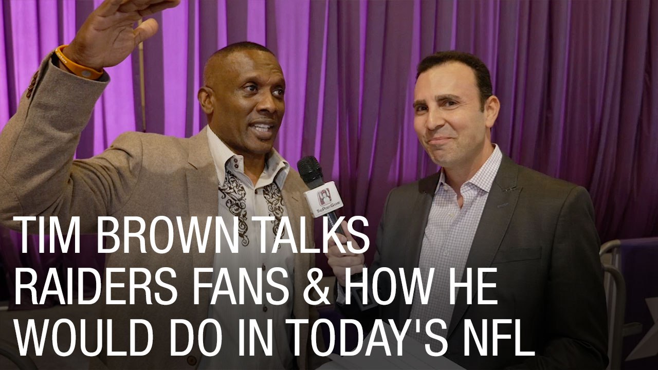 Tim Brown Talks Raiders Fans and How He Would Do in Today's NFL