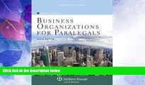 Big Deals  Business Organizations for Paralegals, Sixth Edition (Aspen College)  Best Seller Books