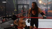 The Undertaker vs Batista vs Finlay vs Montel Vontavious Porter vs The Great Khali vs Big Daddy V - Elimination Chamber match for a World Heavyweight Championship match at WrestleMania XXIV - No Way Out 2008