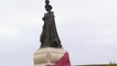 Britain's royals unveil Queen Mother statue