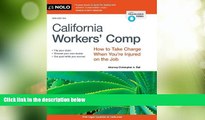 Must Have PDF  California Workers  Comp: How to Take Charge When You re Injured on the Job  Best