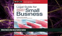 Big Deals  Legal Guide for Starting   Running a Small Business  Best Seller Books Most Wanted
