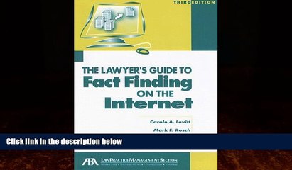 Big Deals  The Lawyer s Guide to Fact Finding on the Internet  Full Ebooks Most Wanted