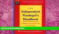 Books to Read  The Independent Paralegal s Handbook: Everything You Need to Run a Business