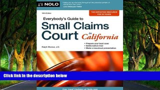 READ NOW  Everybody s Guide to Small Claims Court in California (Everybody s Guide to Small Claims