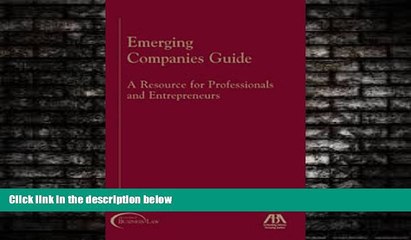 Books to Read  Emerging Companies Guide: A Resource for Professionals and Entrepreneurs  Full