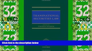 Big Deals  Transnational Securities Law  Full Read Best Seller