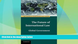 Big Deals  The Future of International Law: Global Government (ASIL Studies in International Legal