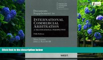 Books to Read  Documents Supplement to International Commercial Arbitration, A Transnational