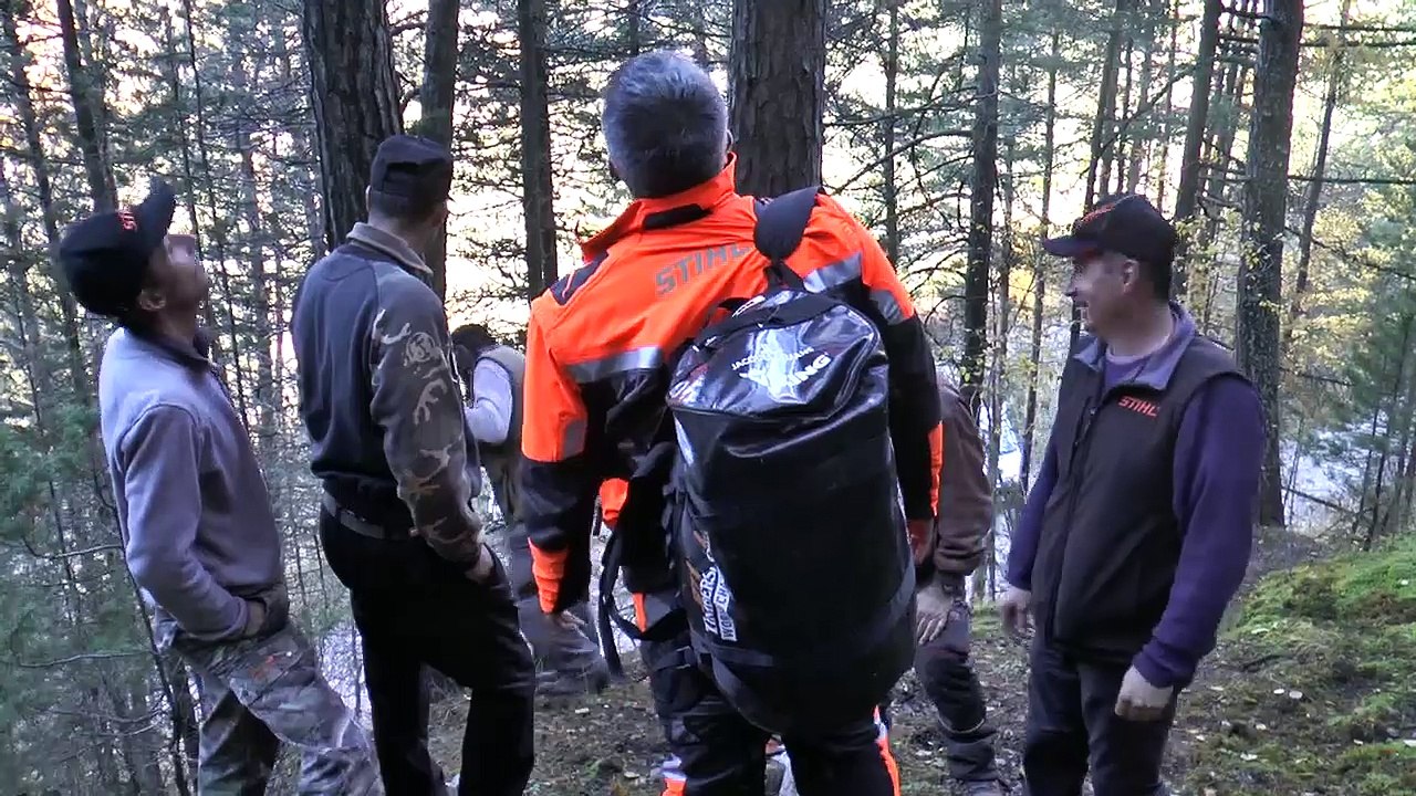 BRIANÇON : Les bûcherons se sont regroupés ce vendredi pour parler des dernières nouveautés dans leur métier