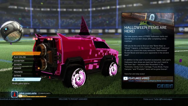 Rocket League painted wheels Pink Pulses
