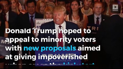 Trump reveals a 'new deal for black America'