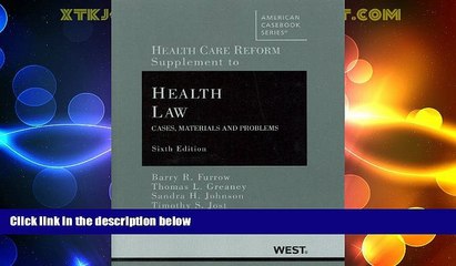 Big Deals  Health Care Reform: Supplementary Materials (2010) (American Casebook)  Full Read Best