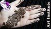 Arabic Mehndi Designs Simple and easy step by step for hands episode #110 by Art Institute.