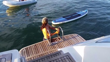 Visti to the yatch with Eddie, Mirta and Bob