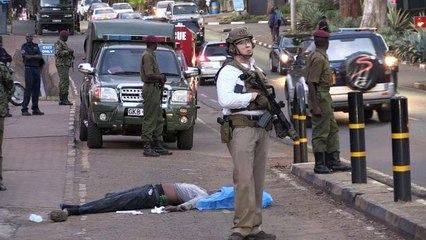 Man shot dead after stabbing outside US embassy in Kenya