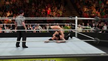 WWE 2K17 brock lesnar v baron corbin