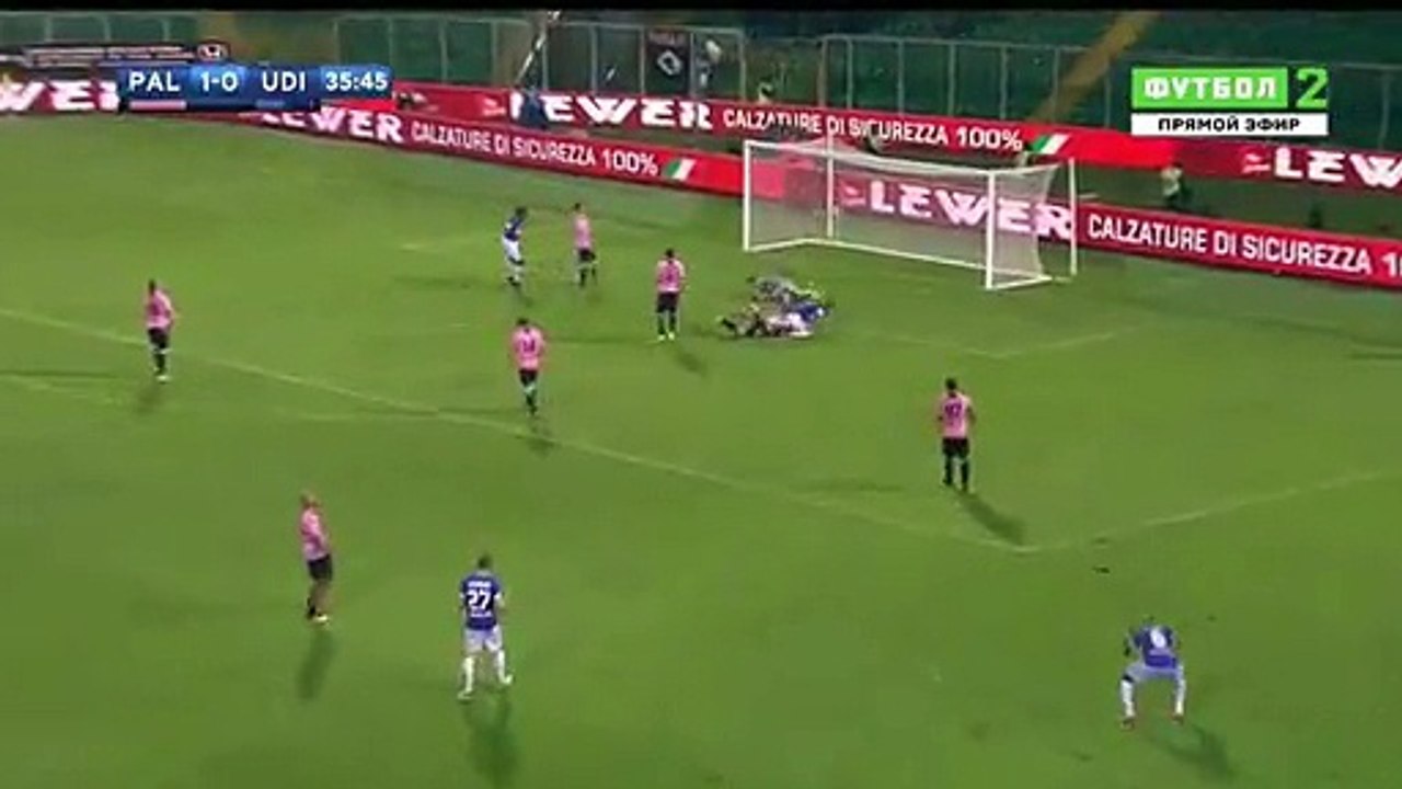 1-1 Cyril Thereau Goal - Palermo vs Udinese - 27.10.2016 HD