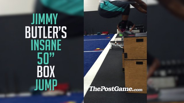 Jimmy Butler's Insane 50 Box Jump
