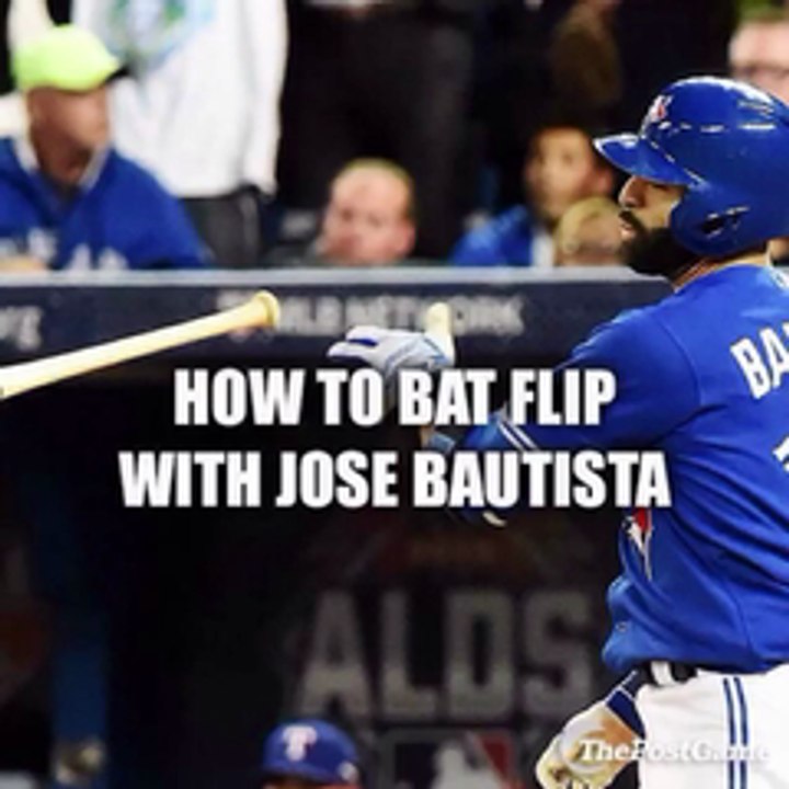How to Bat Flip with Jose Bautista