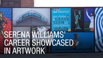 Serena Williams' Career Showcased in Artwork