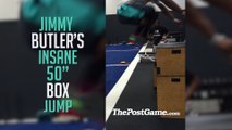 Jimmy Butler's Insane 50 inch Box Jump
