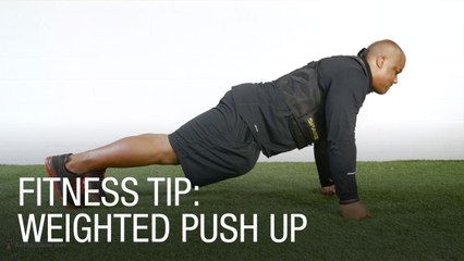 Fitness Tip: Weighted Push Up