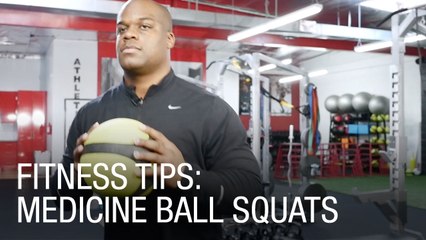 Fitness Tip: Medicine Ball Squats