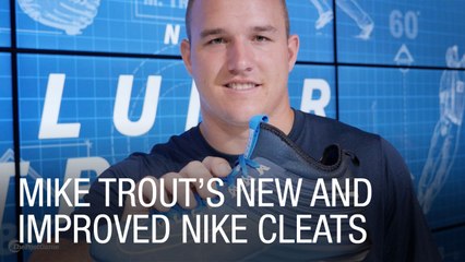 Mike Trout's New and Improved Nike Cleats