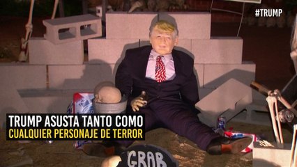 Escalofriante: El patio de una casa se convierte en el paraíso de Trump