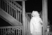 clown on secuirty cam nightvision
