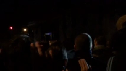 Police Control Crowd Outside Stade de France