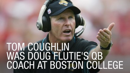 Tom Coughlin was Doug Flutie's QB Coach at Boston College