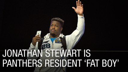 Jonathan Stewart is Panthers 'Resident Fat Boy'