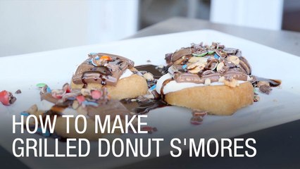 How to Make Grilled Donut S'mores